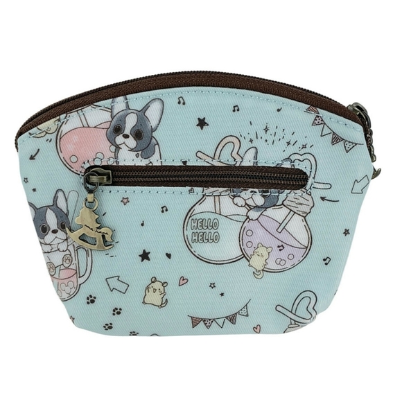 Waterproof Boba Frenchie Shell Coin Purse Card Pouch Holder - Picture 2 of 9